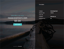 Tablet Screenshot of newavesensors.com